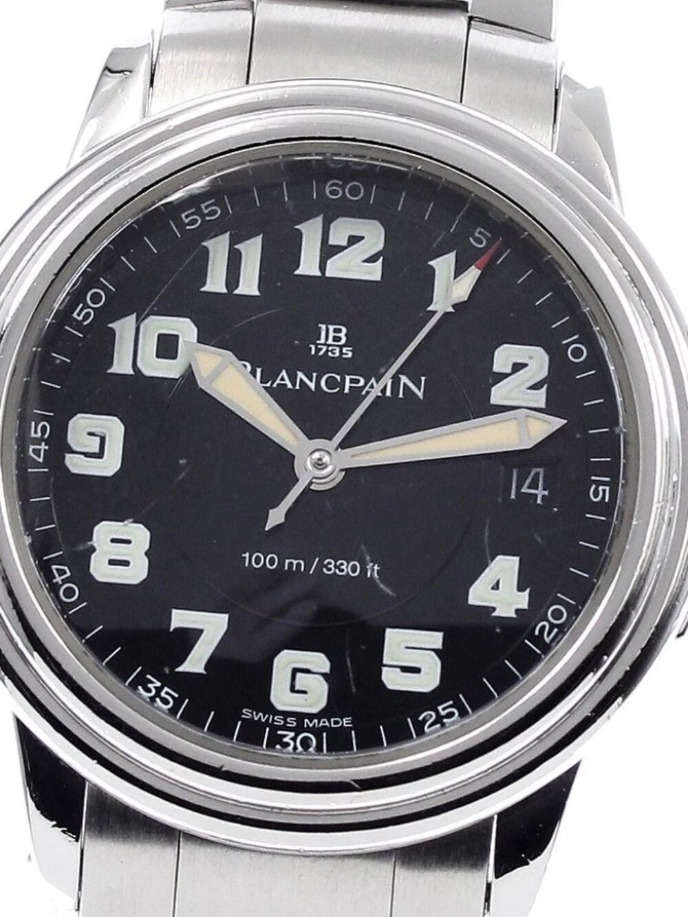 Blancpain Leman 2102-1130M-11 Date Black Dial Automatic Ladies Watch_937095